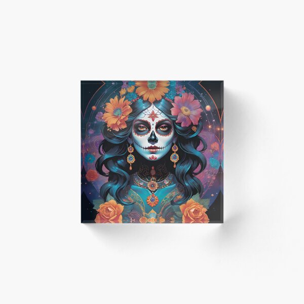 Aperçu de l'œuvre Dia de los Muertos Beauty #2 créée et vendue par Jaenne.studio.