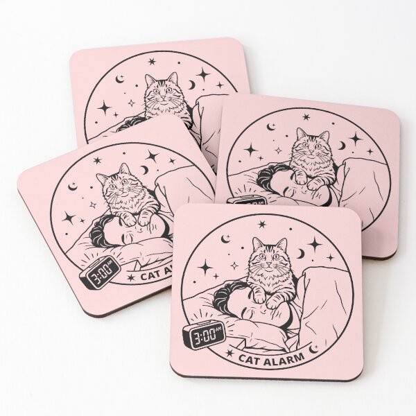 Item preview, Cat Alarm at 3 AM designed and sold by ThreadRiotTees.