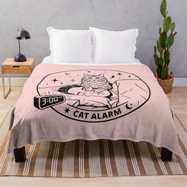 Item preview, Cat Alarm at 3 AM designed and sold by ThreadRiotTees.