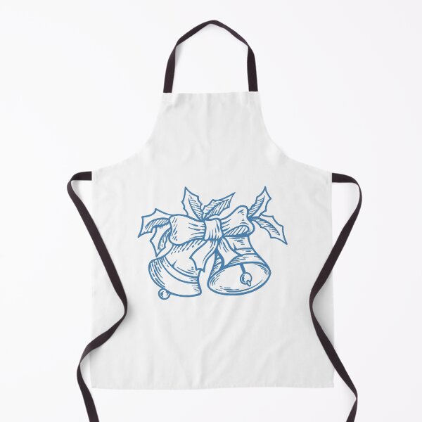 Item preview, Steel Blue Vintage Christmas Bells Design designed and sold by pattern-archive.