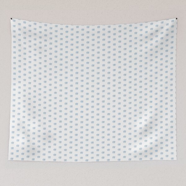 Item preview, Steel Blue Vintage Christmas Bells Design designed and sold by pattern-archive.