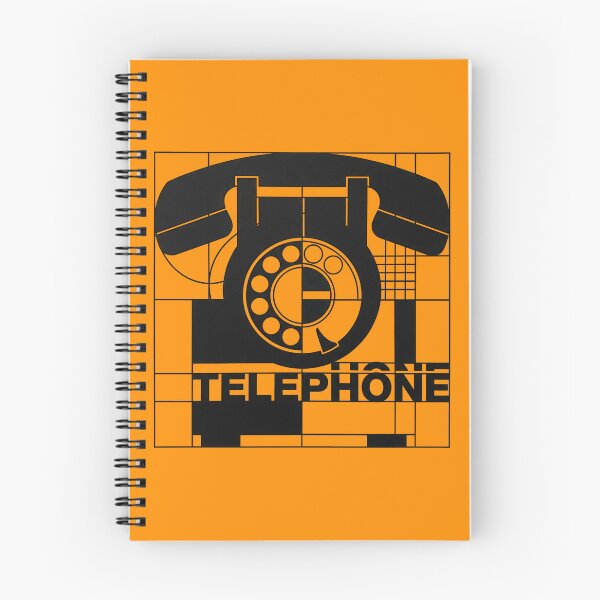 Item preview, Retro Rotary Telephone Geometric Line Art Graphic designed and sold by KiwiRider.