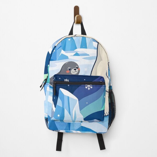 Item preview, Cute Polar Bear And Seals Aurora Borealis designed and sold by Herodestroyer.