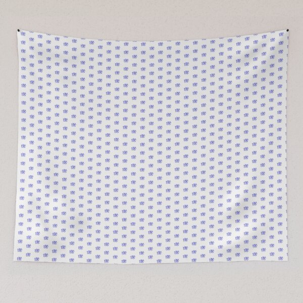 Item preview, Blue Vintage Christmas Bells Design designed and sold by pattern-archive.