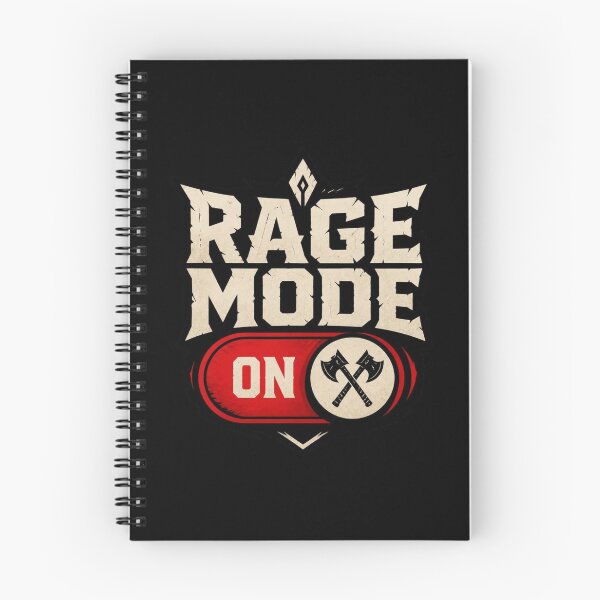Item preview, Rage Mode ON - Barbarian Class UI Toggle Switch Shirt designed and sold by Dice_Goblin_Studio.