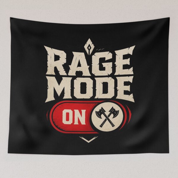 Item preview, Rage Mode ON - Barbarian Class UI Toggle Switch Shirt designed and sold by Dice_Goblin_Studio.