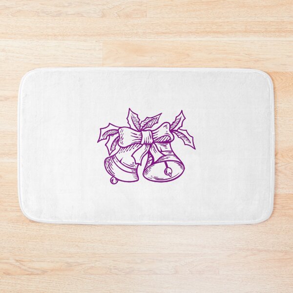 Item preview, Purple Vintage Christmas Bells Design designed and sold by pattern-archive.