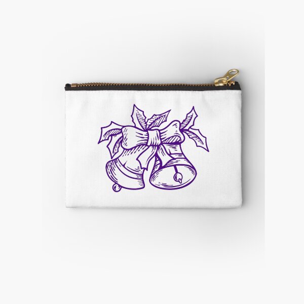 Item preview, Dark Purple Vintage Christmas Bells Design designed and sold by pattern-archive.