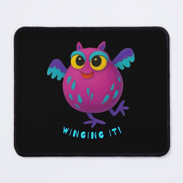 Item preview, Winging It - Funny Colorful Weird Creature designed and sold by PatykArt.