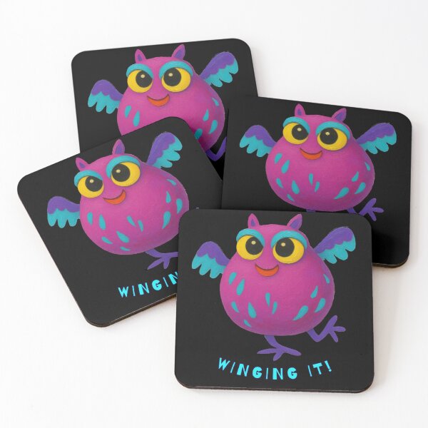 Item preview, Winging It - Funny Colorful Weird Creature designed and sold by PatykArt.