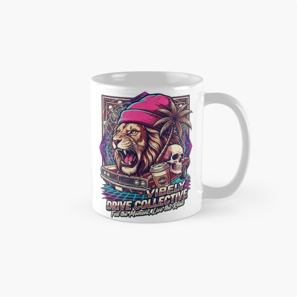 Item preview, Retro Lion Synthwave Muscle Car Shirt designed and sold by ehabm15.