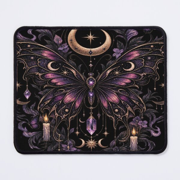 Item preview, Enchanted Gothic Butterfly – Mystical Moon & Crystal Design designed and sold by Lumvero.