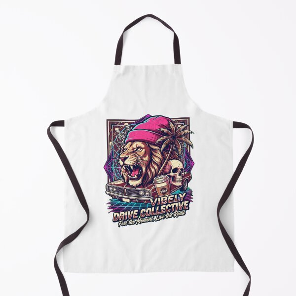 Item preview, Retro Lion Synthwave Muscle Car Shirt designed and sold by ehabm15.