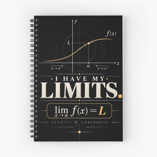 Item preview, I Have My Limits — Calculus Limit Definition Quote designed and sold by CalmWorldShop.