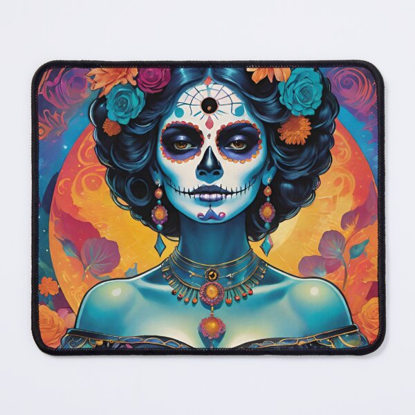 Item preview, Dia de los Muertos Beauty #3 designed and sold by Jaenne.studio.