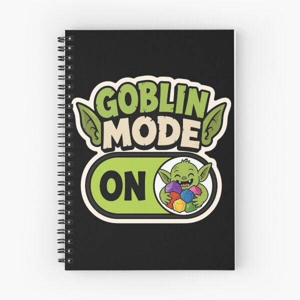 Item preview, Goblin Mode ON - Funny Dice Hoarder UI Toggle Sticker designed and sold by Dice_Goblin_Studio.