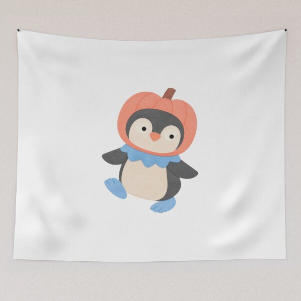 Item preview, Penguin in a Pumpkin Hood designed and sold by The-Art-of-D.