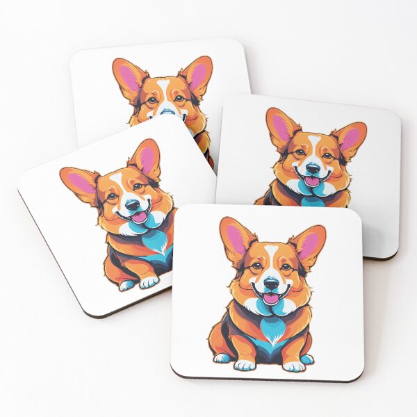 Item preview, Corgi Dog Character Neon Glow Dark Style – Corgi owner gift designed and sold by michallechowicz.