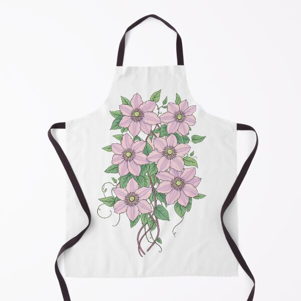 Item preview, Clematis flowers designed and sold by PrintLabStudio.