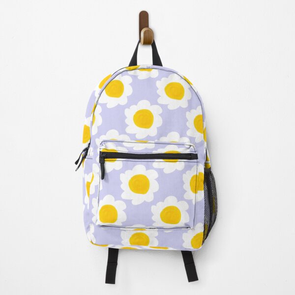 Item preview, Danish Pastel Periwinkle Daisy Mid Century Retro Pattern designed and sold by CaramelCo.