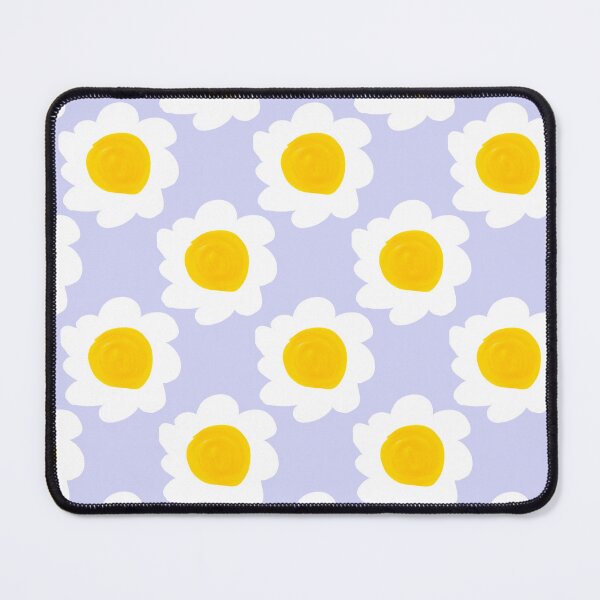 Item preview, Danish Pastel Periwinkle Daisy Mid Century Retro Pattern designed and sold by CaramelCo.