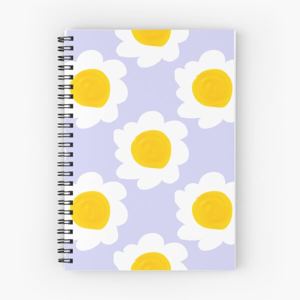 Aperçu de l'œuvre Danish Pastel Periwinkle Daisy Mid Century Retro Pattern créée et vendue par CaramelCo.