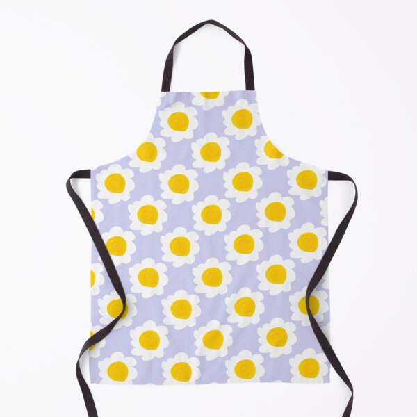 Item preview, Danish Pastel Periwinkle Daisy Mid Century Retro Pattern designed and sold by CaramelCo.