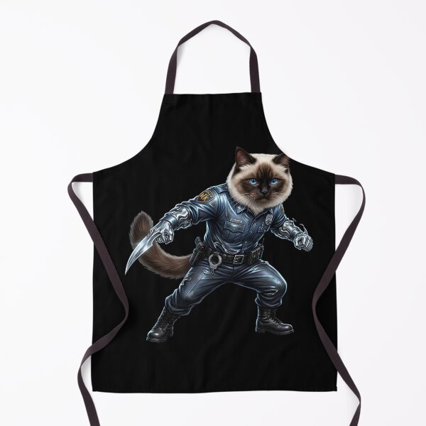 Item preview, Police Cat Officer - Tactical K9 Style Cop Cat Character designed and sold by TOOBIC.