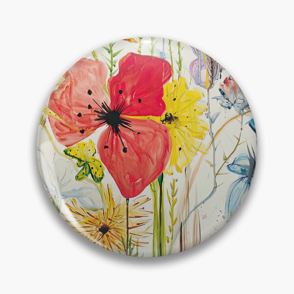 Item preview, Dali, Summer Flowers in a Surreal Landscape designed and sold by DavidSrna.