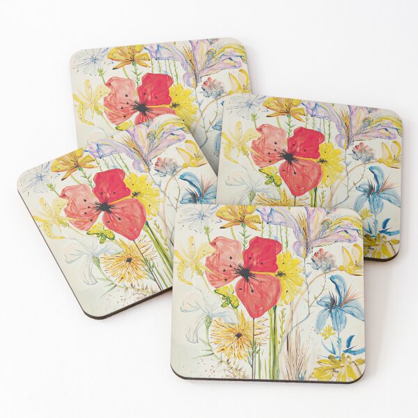 Item preview, Dali, Summer Flowers in a Surreal Landscape designed and sold by DavidSrna.