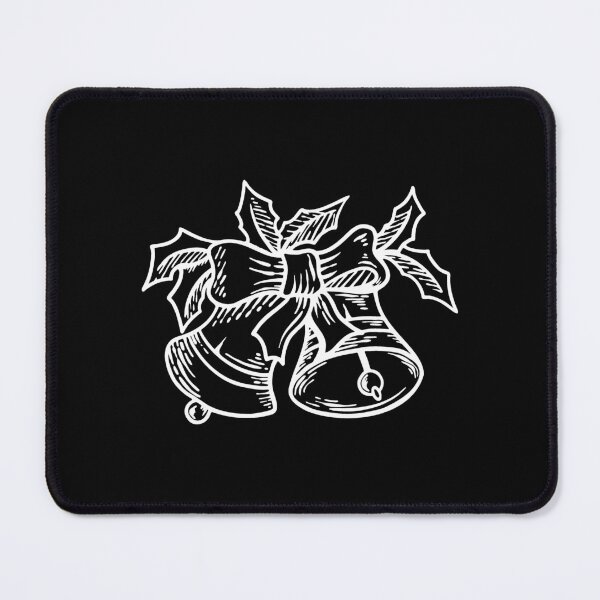 Item preview, White Vintage Christmas Bells Design designed and sold by pattern-archive.