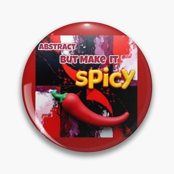 Item preview, abstract but make it spicy C RC colorful geometric typographic abstract design designed and sold by SmashingDeals.