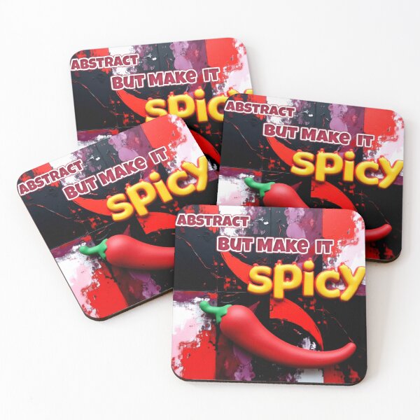 Item preview, abstract but make it spicy C RC colorful geometric typographic abstract design designed and sold by SmashingDeals.
