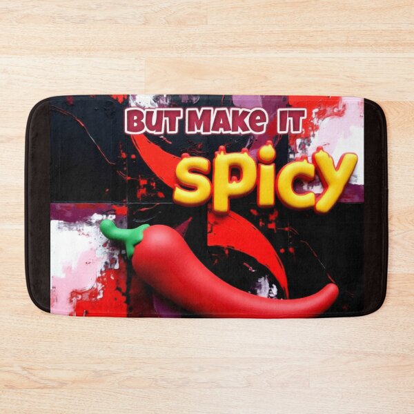 Item preview, abstract but make it spicy C RC colorful geometric typographic abstract design designed and sold by SmashingDeals.