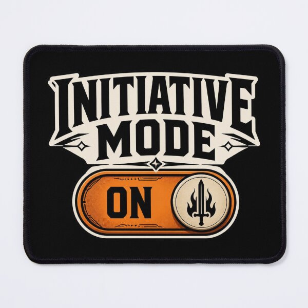 Item preview, Initiative Mode ON - Tabletop Combat UI Toggle Shirt designed and sold by Dice_Goblin_Studio.