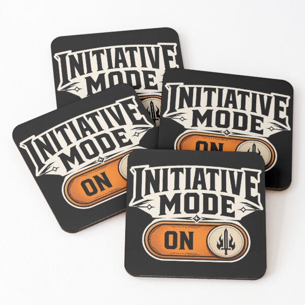 Item preview, Initiative Mode ON - Tabletop Combat UI Toggle Shirt designed and sold by Dice_Goblin_Studio.