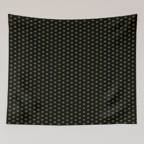 Item preview, Yellow Vintage Christmas Bells Design designed and sold by pattern-archive.
