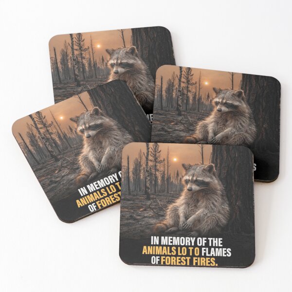 Item preview, In Memory of the Animals Lost to Forest Fires. designed and sold by Anime-Clothes1.