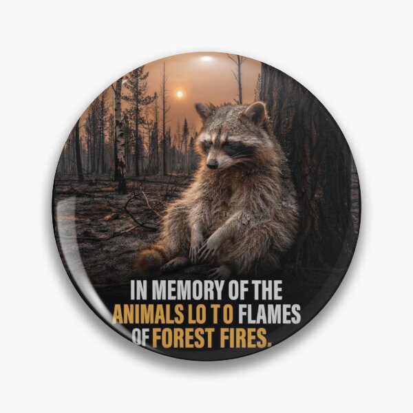 Item preview, In Memory of the Animals Lost to Forest Fires. designed and sold by Anime-Clothes1.