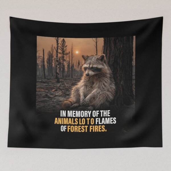 Item preview, In Memory of the Animals Lost to Forest Fires. designed and sold by Anime-Clothes1.