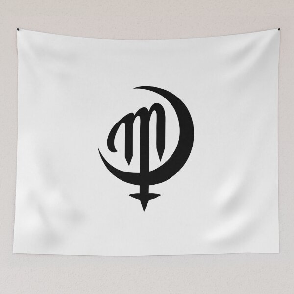 Item preview, MOONLIGHT VENUS - Alchemical Logo (BLACK) by Simone Morana Cyla designed and sold by CYLA WORLD | Official Store.