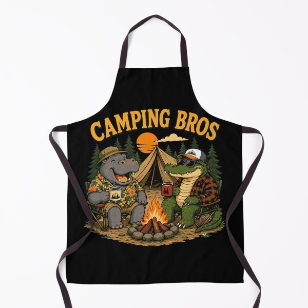 Item preview, Camping Bros Hippo and Crocodile Campfire Crew designed and sold by ClubVacay.
