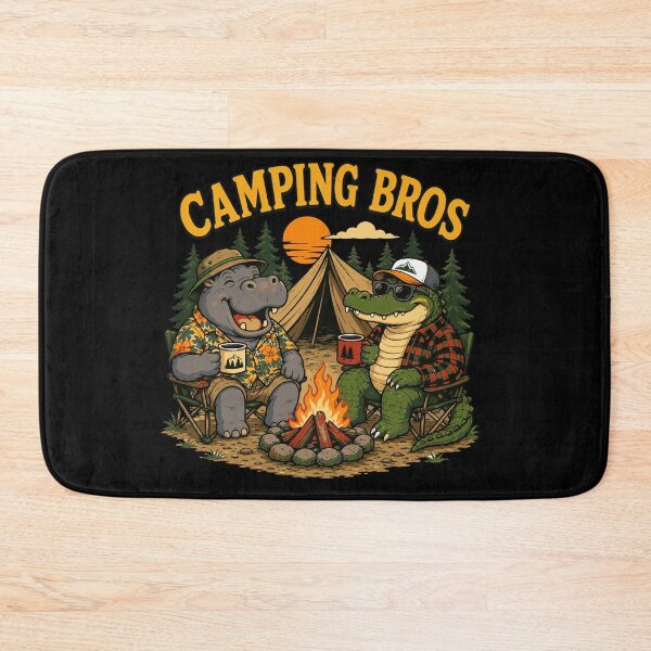 Item preview, Camping Bros Hippo and Crocodile Campfire Crew designed and sold by ClubVacay.