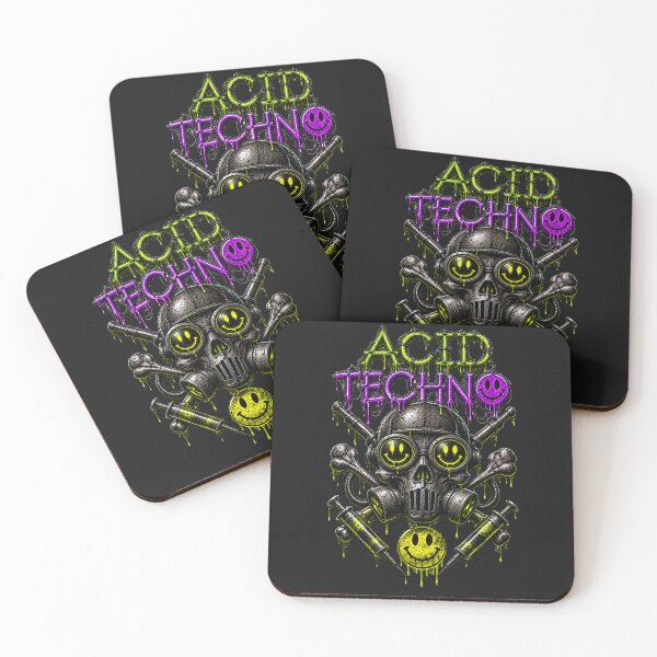 Item preview, Acid techno skull designed and sold by DAX4ART.