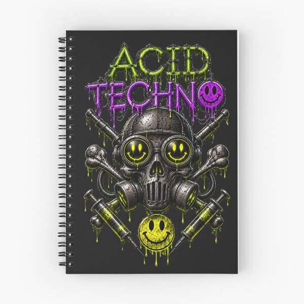 Item preview, Acid techno skull designed and sold by DAX4ART.