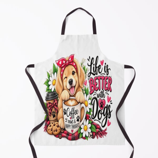 Item preview, Sunshine Smiles Puppy – Cute Dog Floral Illustration designed and sold by ✨ Daily Vibe Studio ✨.