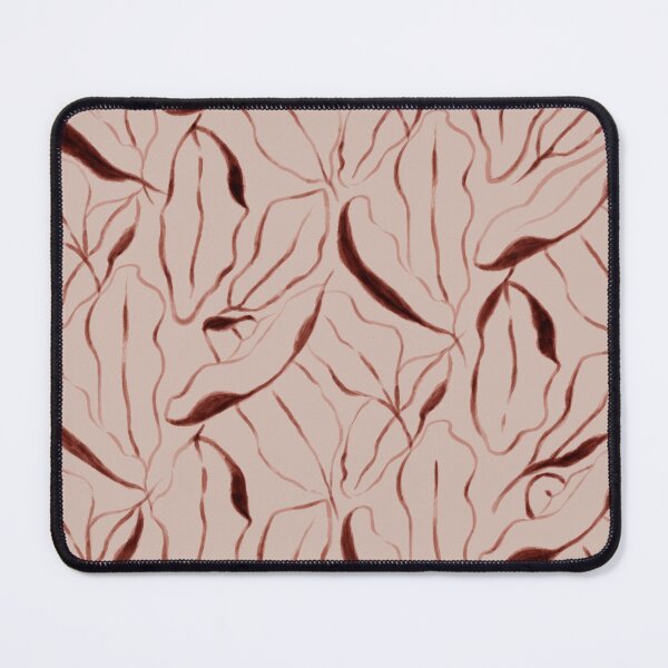 Item preview, Abstract wavy brown leaves designed and sold by katerosestudios.