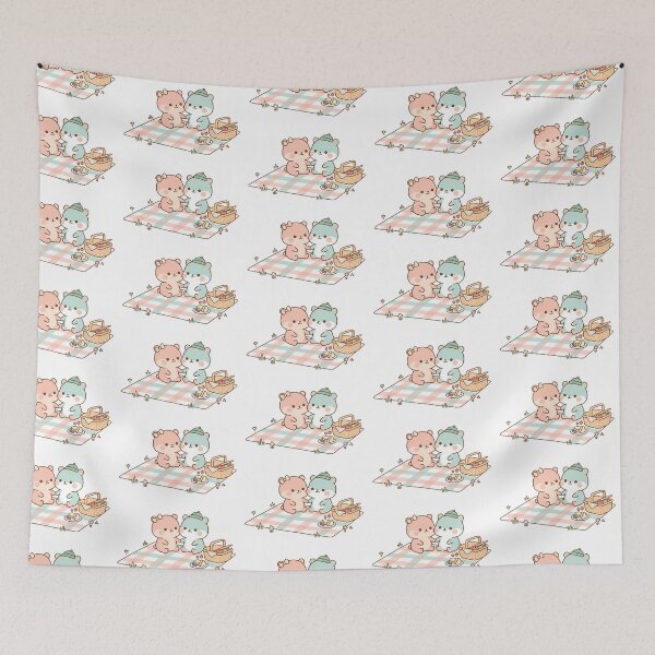Item preview, Kawaii Cute Bears Cozy Picnic Date designed and sold by Cuddly-Critters.