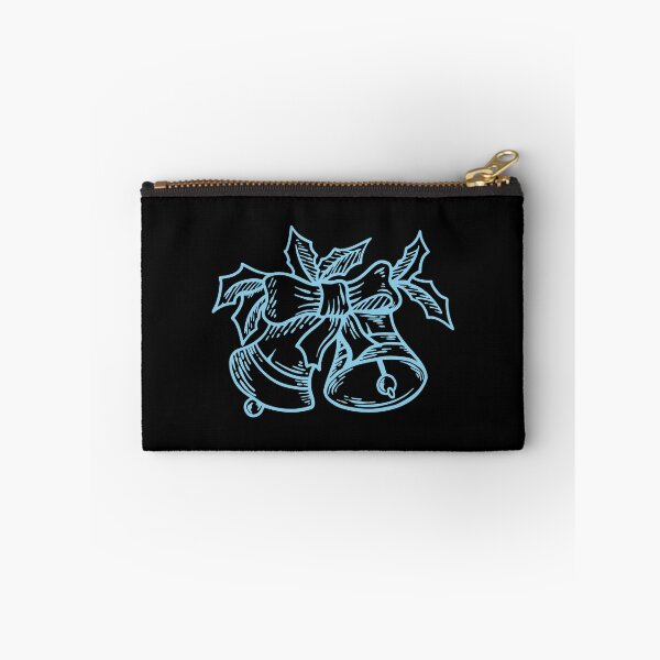 Item preview, Sky Blue Vintage Christmas Bells Design designed and sold by pattern-archive.