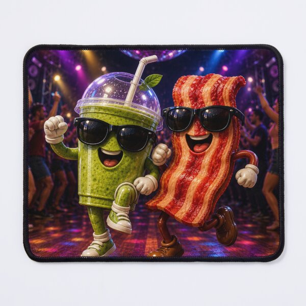 Item preview, Funny Smoothie and Bacon Dancing designed and sold by BROHLine Studio.